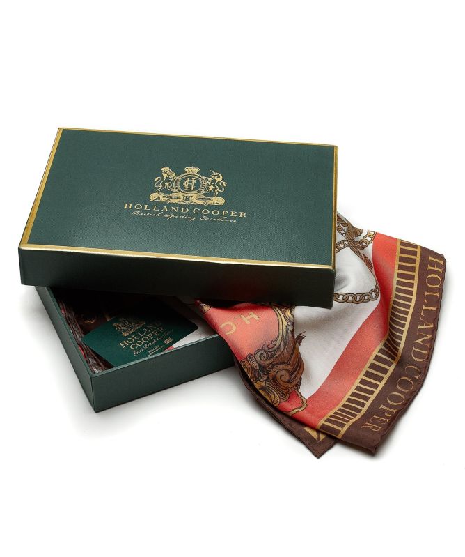 Holland Cooper Regal Horse Silk Scarf