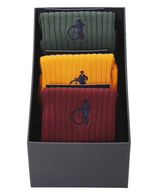 London Sock Co. Simply Dapper Socks 3 Pack
