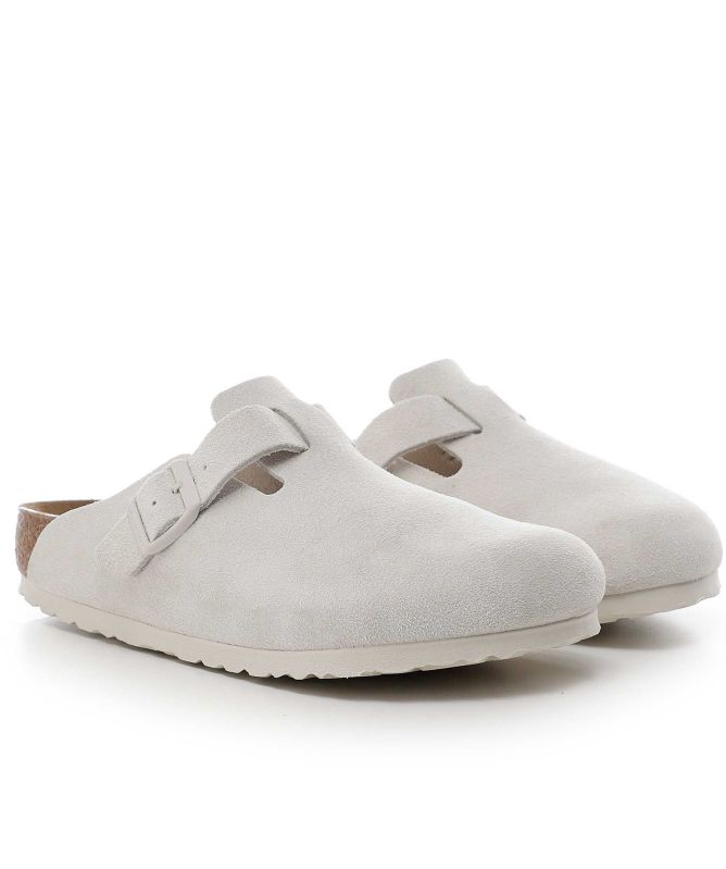 Birkenstock Boston Suede Leather Clogs