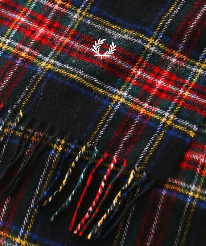 Fred Perry Lambswool Stewart Tartan Scarf