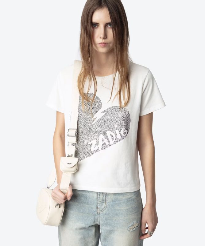 Zadig and Voltaire Alys Zadig Heart T-Shirt