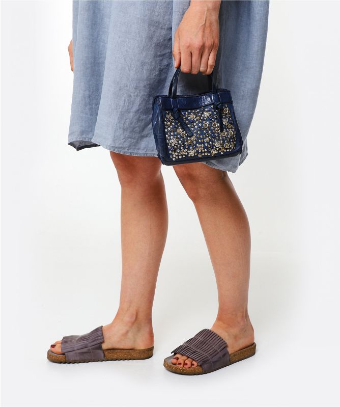 Campomaggi Mini Star Embellished Leather Bag