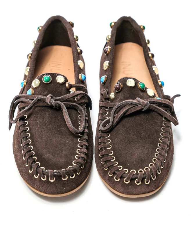 INUOVO Jewel Stud Moccasins