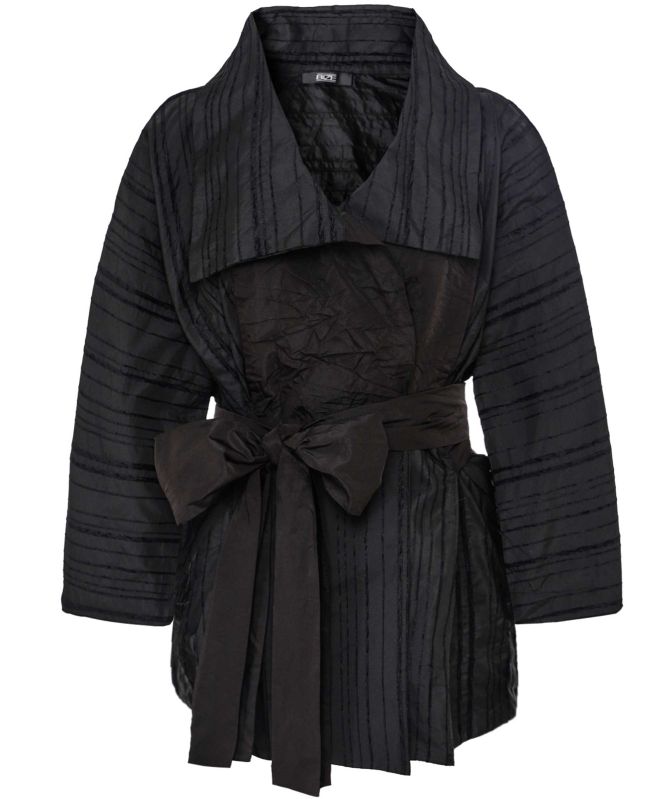 Bize Pleated Wrap Jacket