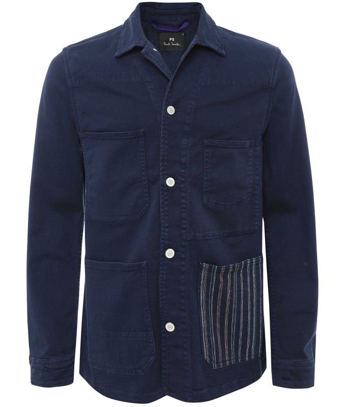 Paul Smith Embroidered Stripe Chore Jacket