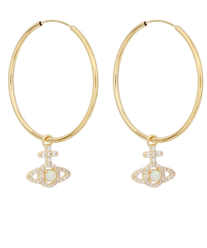 Vivienne Westwood Olympia Hoop Earrings