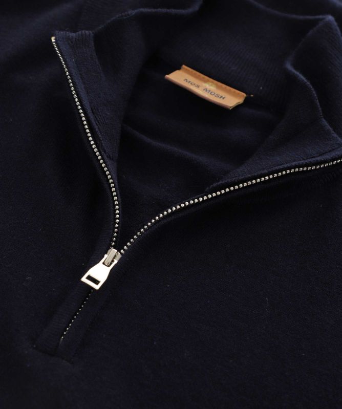 MOS MOSH MMGAdam Soft Zipper Neck Knit Sweater