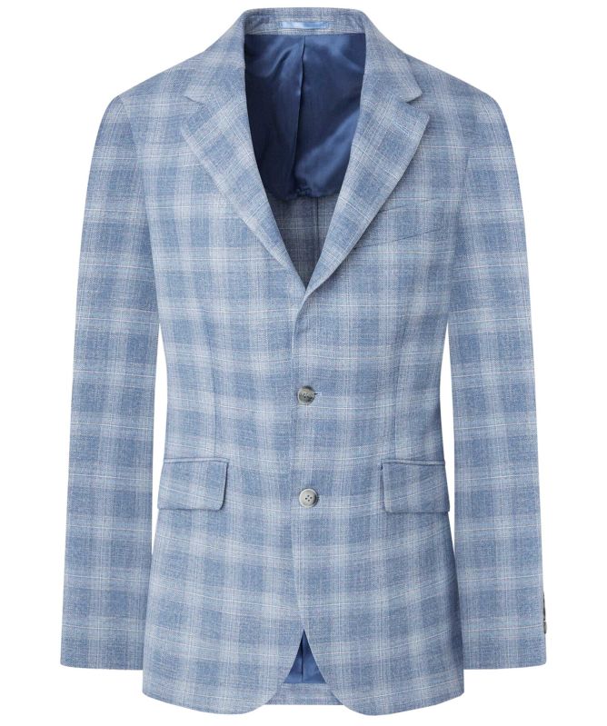 Hackett Stretch Check Blazer