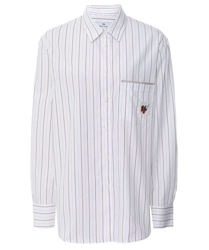 Paul Smith Cotton Striped Shirt