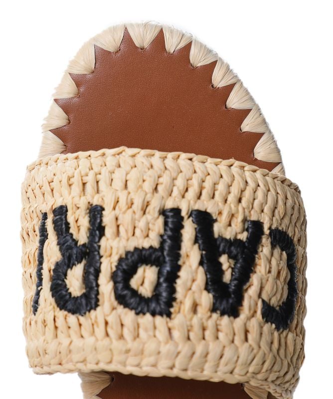 De Siena Capri Raffia Resort Sliders