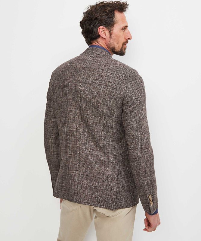 Sand Linen Blend Star Napoli Blazer