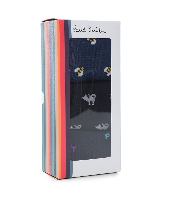 Paul Smith Mixed Motif Socks 3 Pack