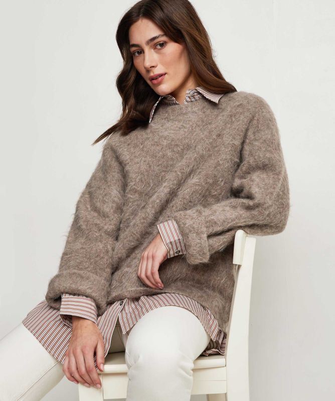 超熱 alpaca baby knit ohotoro - トップス - トップス