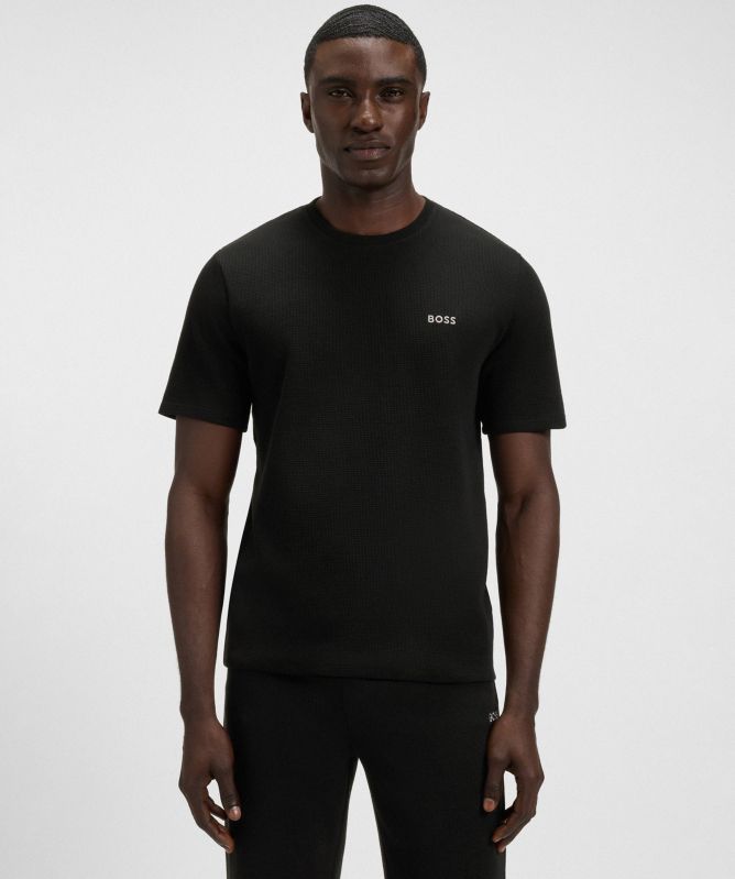 BOSS Waffle Cotton T-Shirt