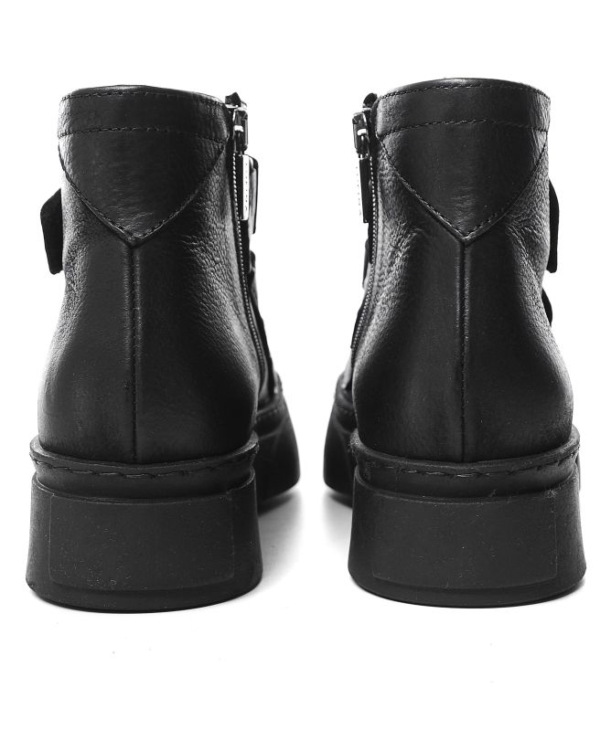 Lofina Velcro Strap Ankle Boots