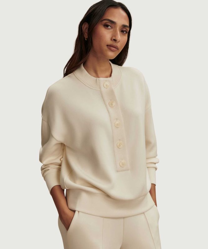 Varley Reena Button Front Sweat