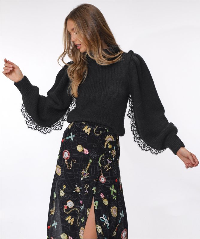 Hayley Menzies Lacey Alpaca Sweater