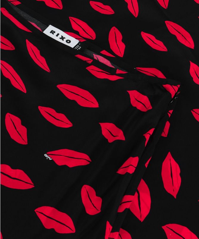 RIXO Kelly Silk Slip Skirt