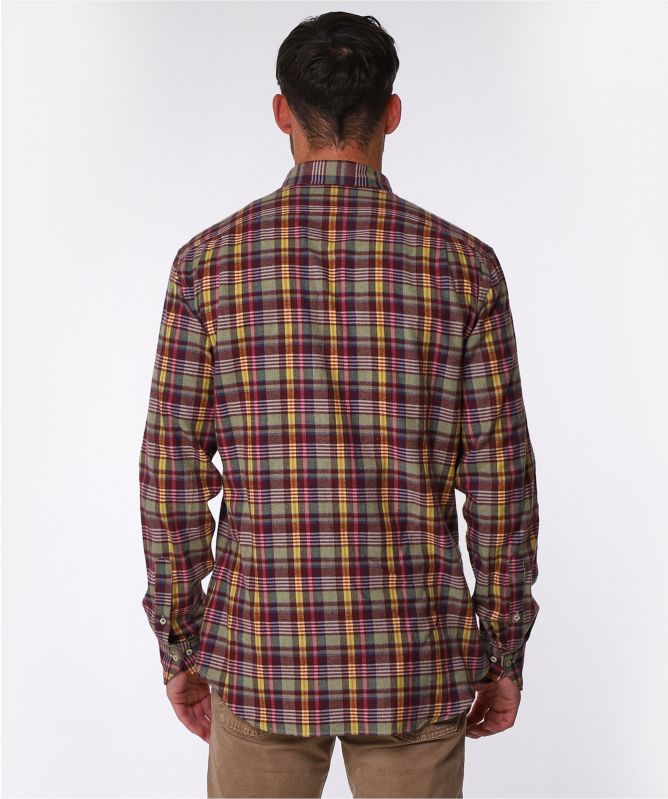 Stenstroms Fitted Body Check Flannel Shirt