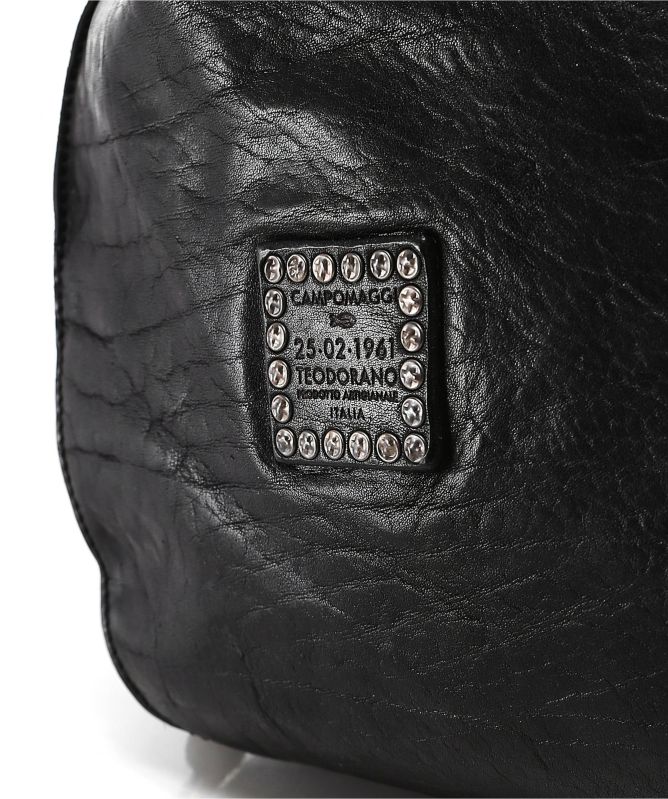 Campomaggi Embellished Leather Bucket Bag