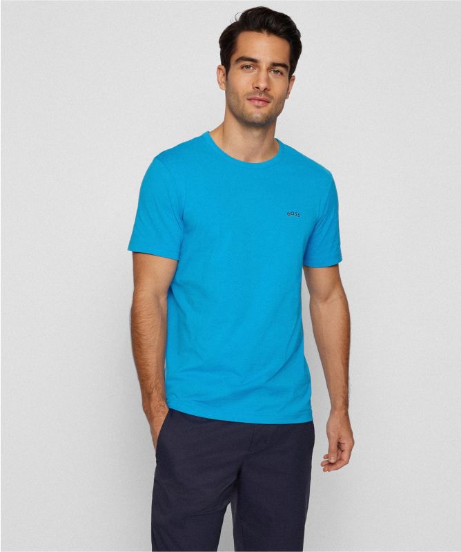 BOSS Crew Neck Tee Curved T Shirt