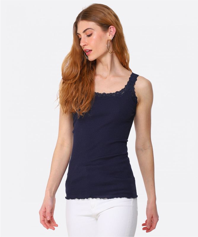 Rosemunde Babette Silk Lace Vest