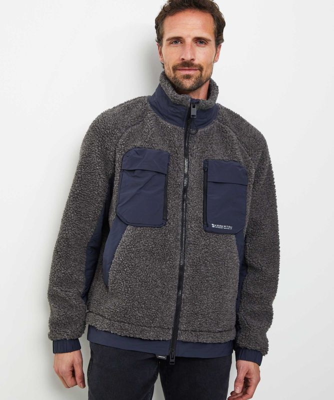 KRAKATAU Peebles Zip Sherpa Jacket