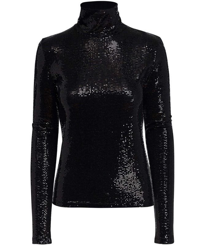 Essentiel Antwerp Stretch-Jersey Turtleneck Gong Top