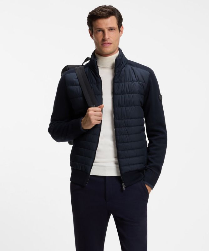 BOSS H-Facente Padded Zipper-Up Jacket