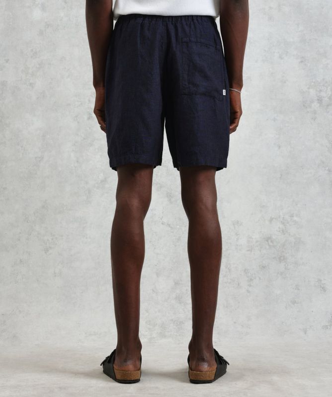 Wax London Two Tone Linen Kurt Shorts