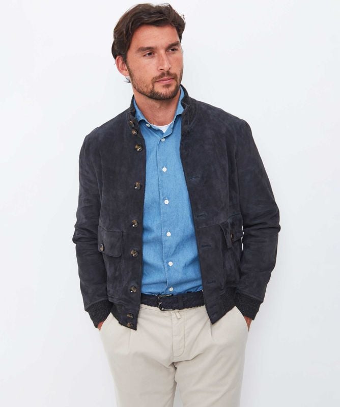 Jack Leathers Riverside Bonded Suede Jacket
