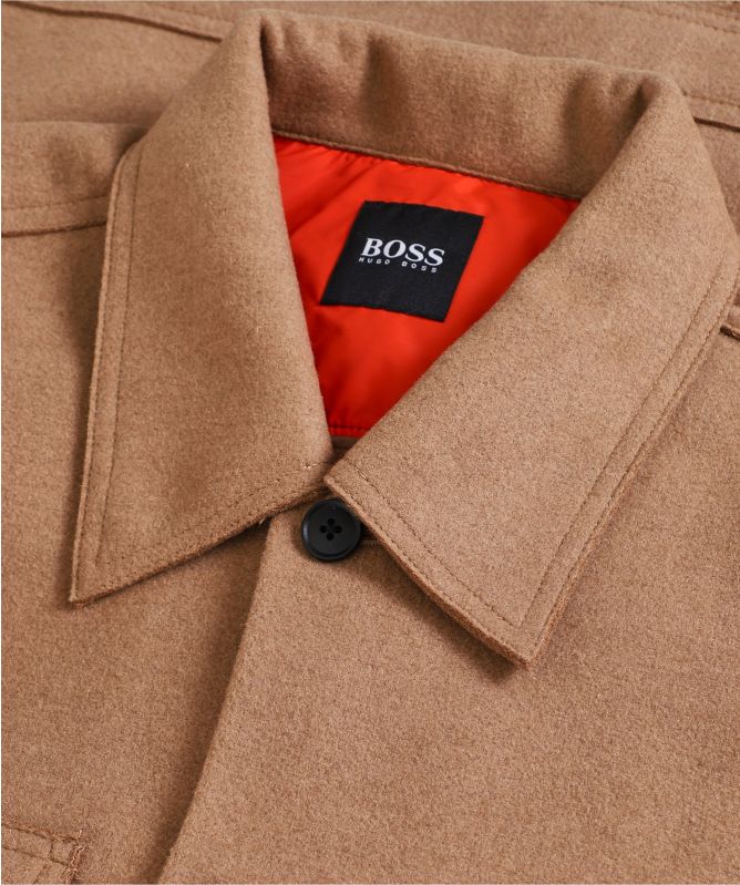 BOSS Lom_1 Wool Overshirt