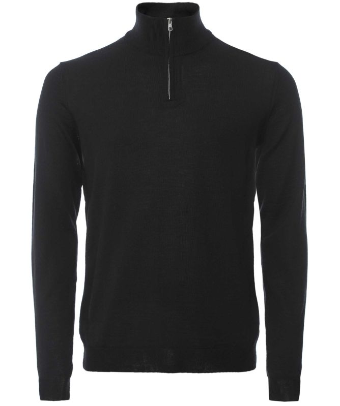Oliver Sweeney Thornby Zipper-Neck Sweater