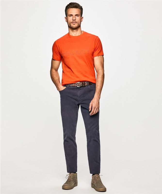 Hackett Textured Logo T-Shirt