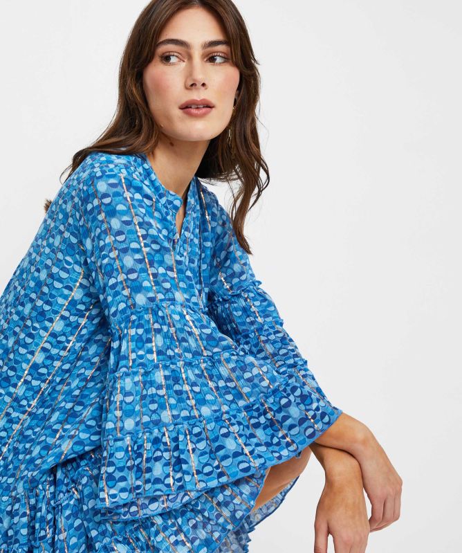 Handprint Dream Apparel Circle Print Gretchen Dress