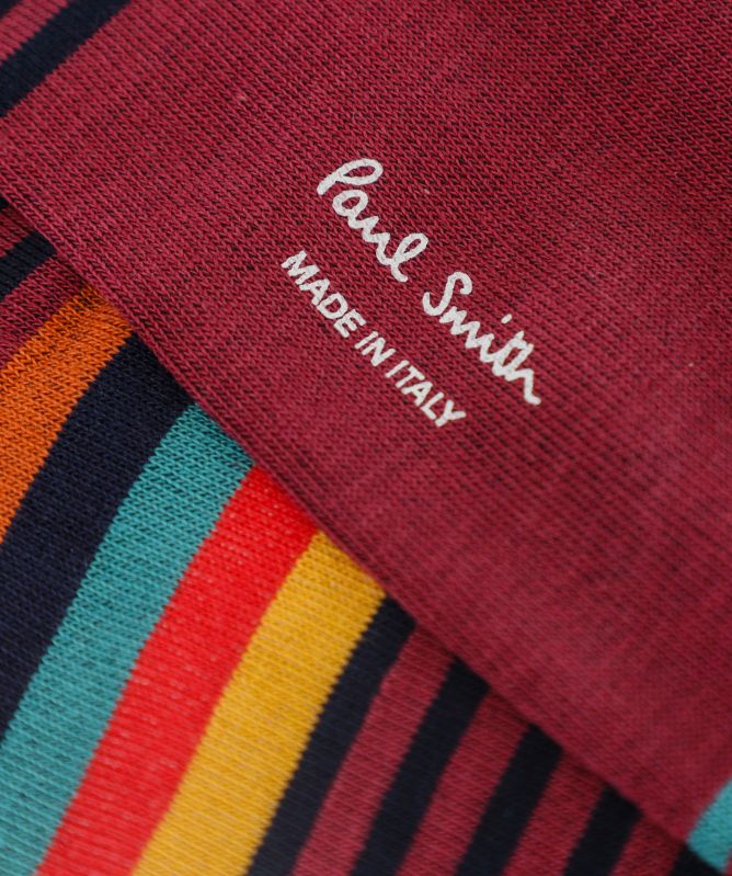 Paul Smith Lorenzo Artist Stripe Cotton-Blend Socks