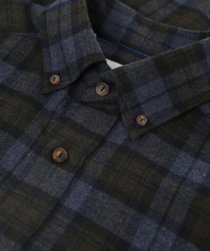 Eton Check Flannel Shirt