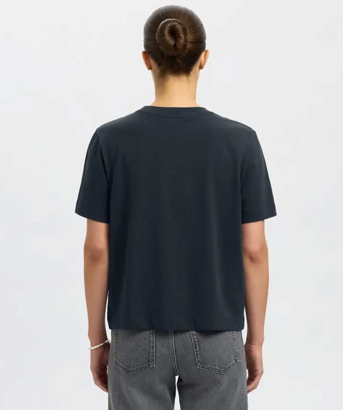 Selected Boxy Short-Sleeve T-Shirt