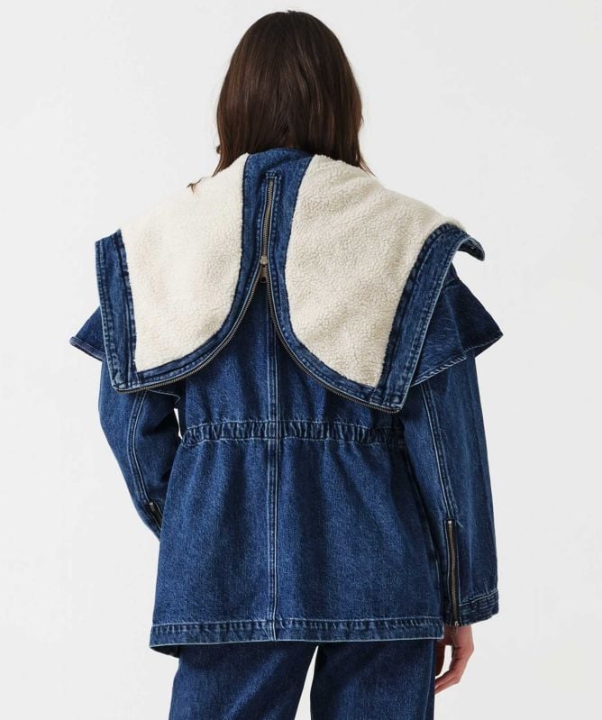 Seventy + Mochi Finn Denim Two Tone Jacket