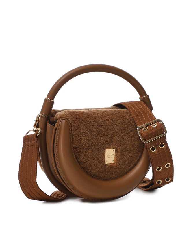 Replay Teddy Saddle Top Handle Bag