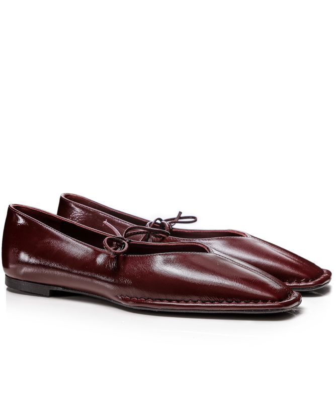 ALOHAS Sway Leather Ballet Flats