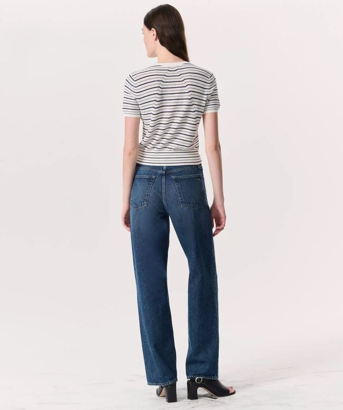 Rag and Bone Dina Striped Cotton-Blend Cardigan