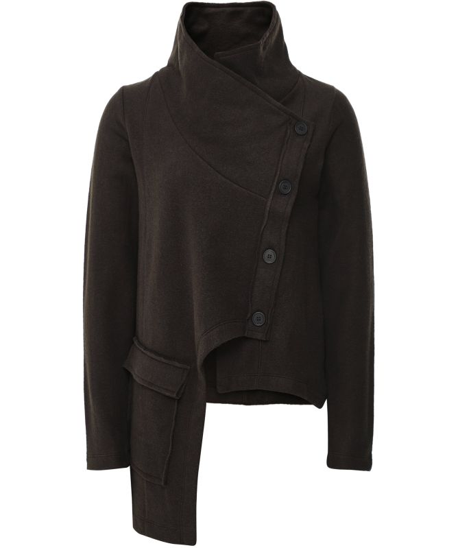 Lurdes Bergada Asymmetric Fleece Jacket