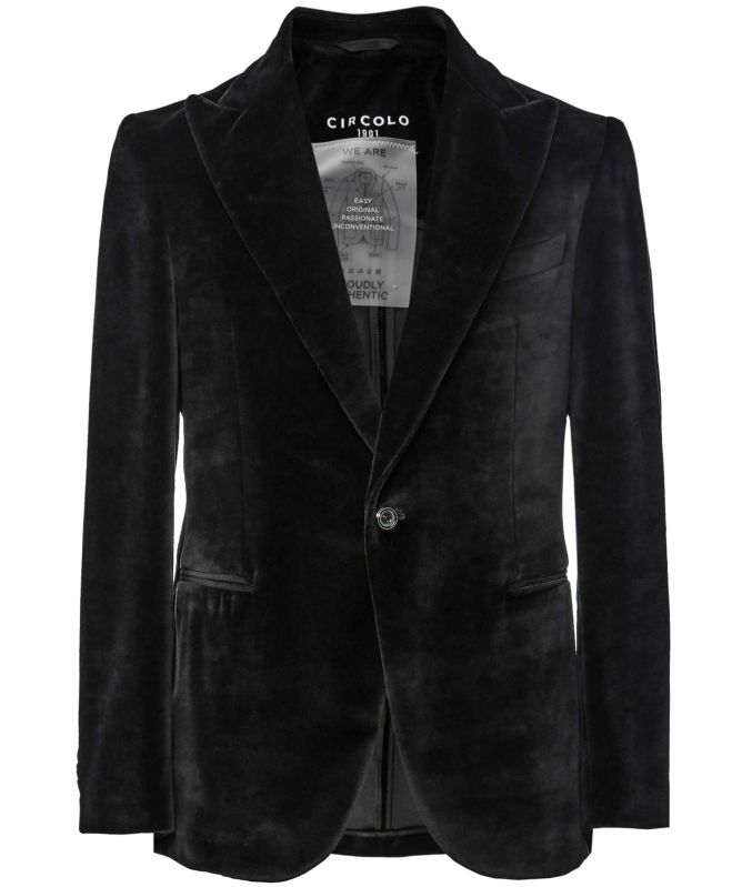 Circolo 1901 Slim Fit Velvet Jacket
