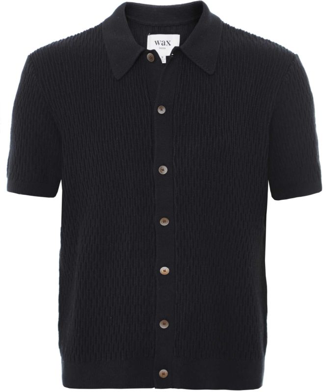 Wax London Honeycomb Knit Tellaro Shirt