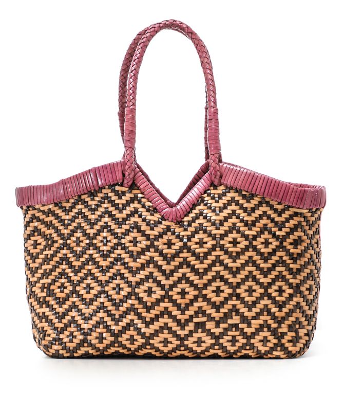 Vipera Crudelia Flower Woven Tote