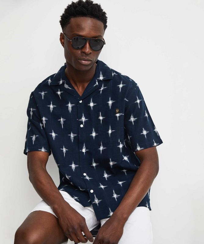 Belstaff Relaxed Fit IKAT Tide Shirt