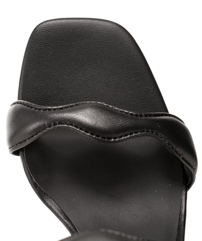 Alias Mae Lin Leather Wave Strap Heels