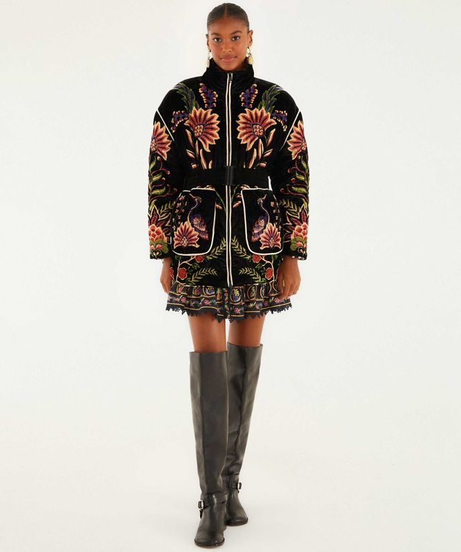 FARM Rio Marvellous Garden Reversible Puffer Jacket