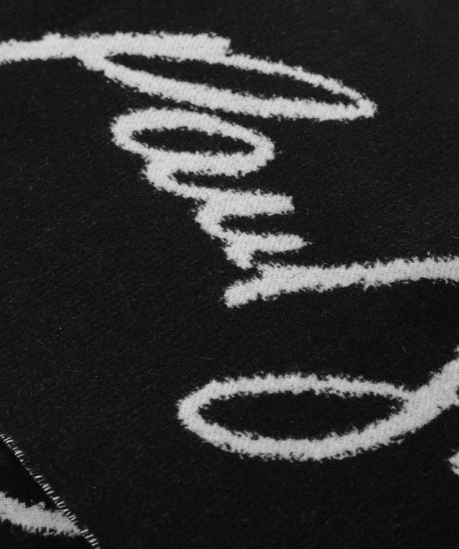 Paul Smith Wool Mix Logo Scarf